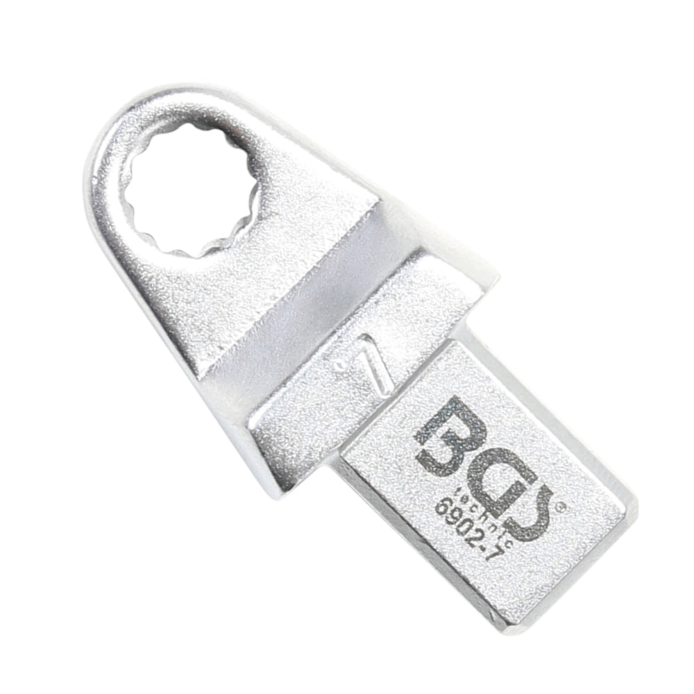 BGS 6902-7 Einsteck-Ringschlüssel 7mm für Aufnahme 9 x 12mm