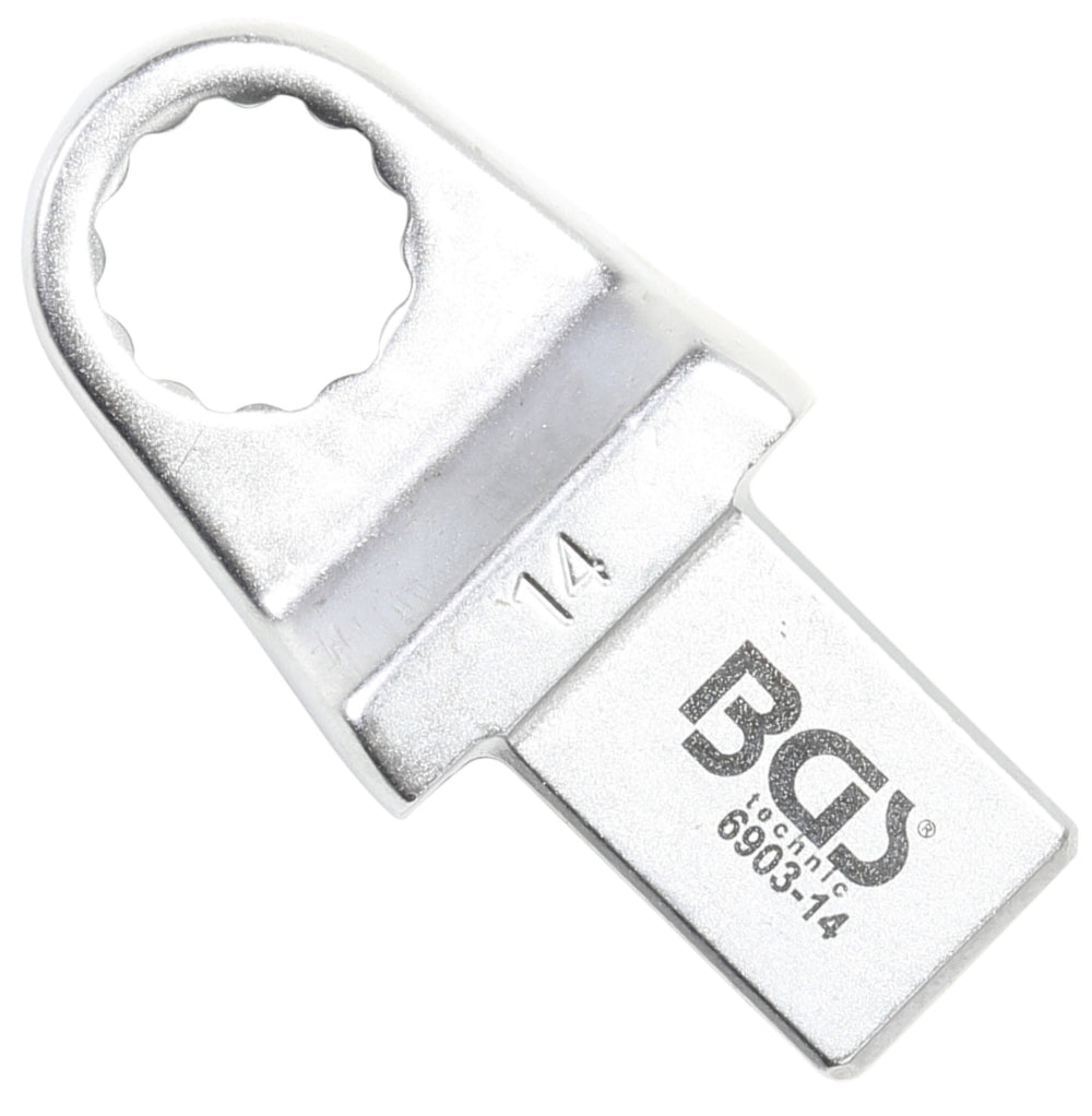 BGS 6903-14 Einsteck-Ringschlüssel 14mm für Aufnahme 14 x 18mm