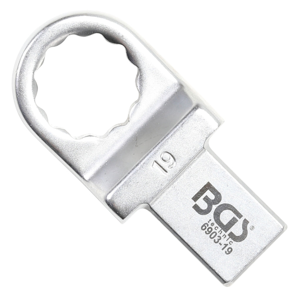 BGS 6903-19 Einsteck-Ringschlüssel 19mm für Aufnahme 14 x 18mm