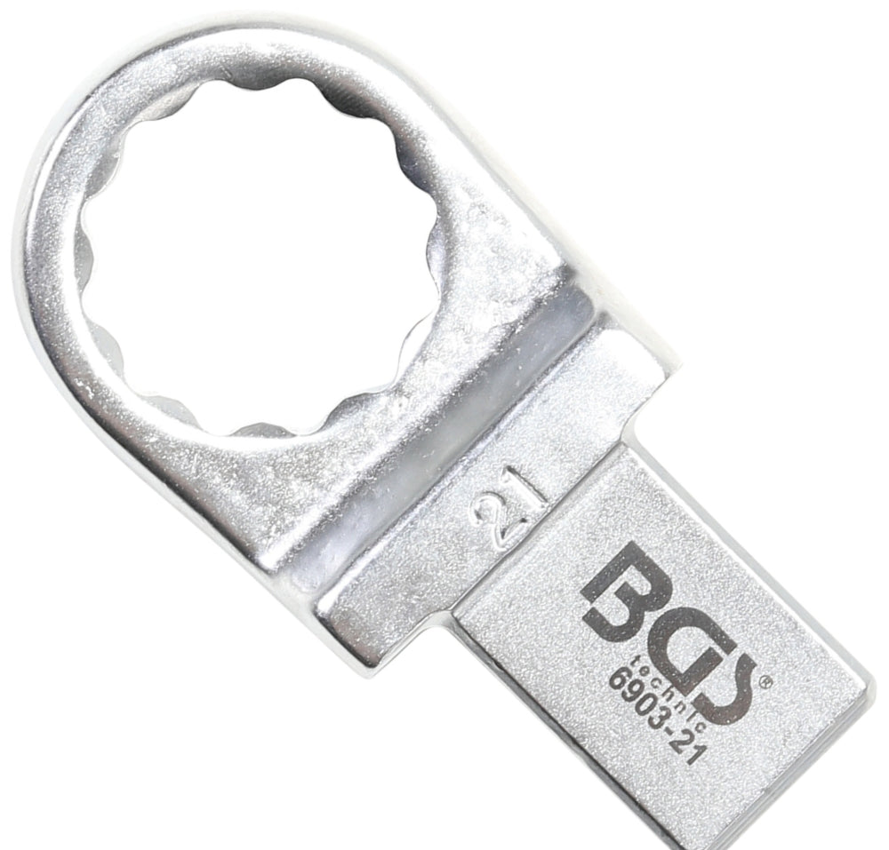 BGS 6903-21 Einsteck-Ringschlüssel 21mm für Aufnahme 14 x 18mm