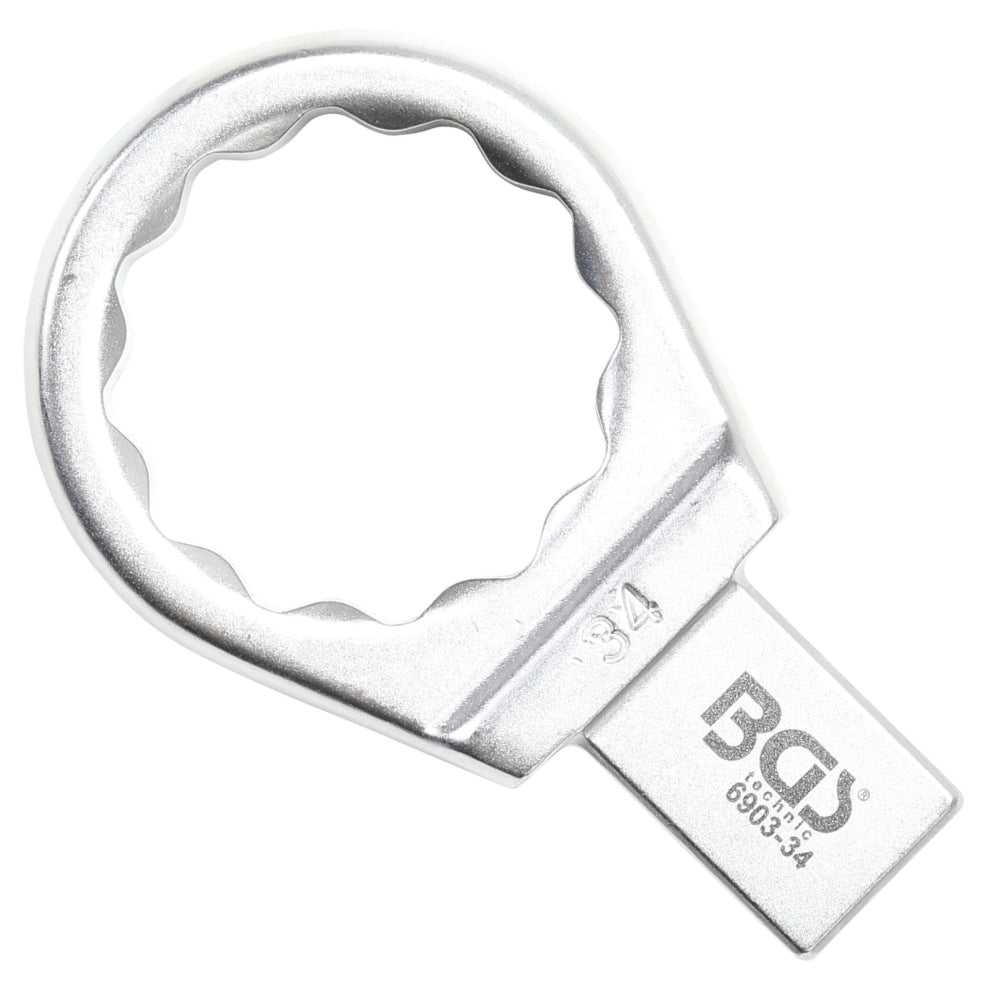 BGS 6903-34 Einsteck-Ringschlüssel 34mm für Aufnahme 14 x 18mm