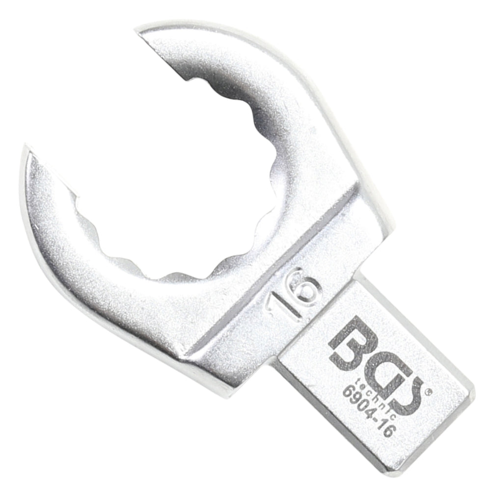 BGS 6904-16 Einsteck-Ringschlüssel offen 16mm für Aufnahme 9 x 12mm