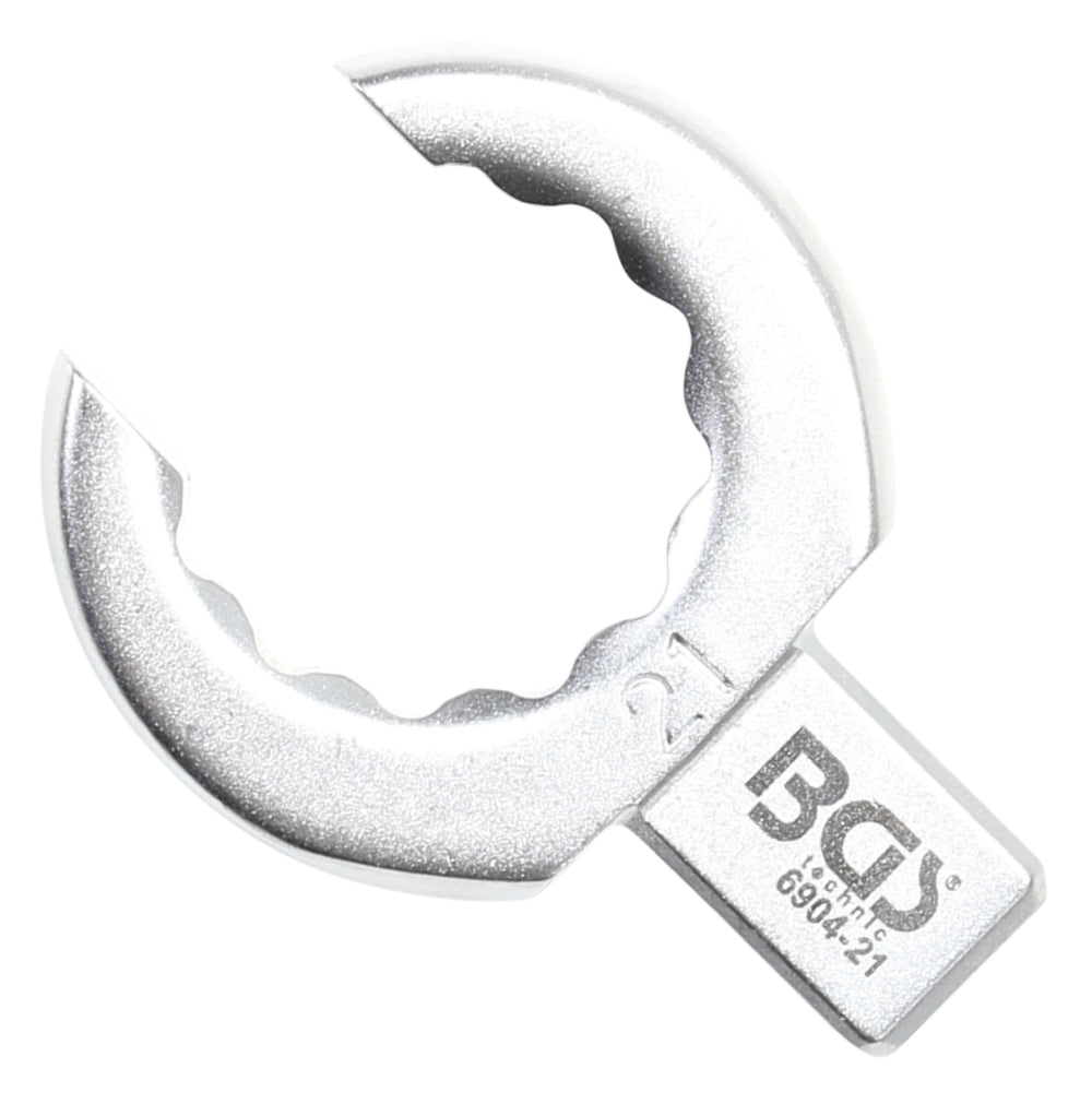 BGS 6904-21 Einsteck-Ringschlüssel offen 21mm für Aufnahme 9 x 12mm