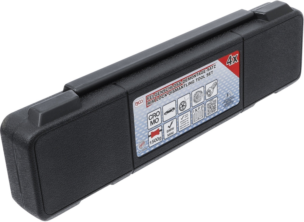 BGS 6928 Satz für die Demontage von Felgenschlössern bei BMW Mini 4 teilig