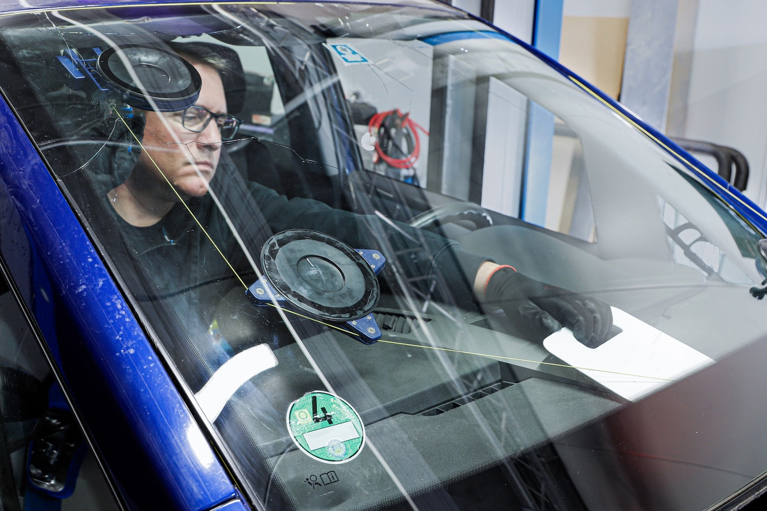 BGS 69506 Satz Ausglaswerkzeug für geklebte Fahrzeugscheiben 10 teilig