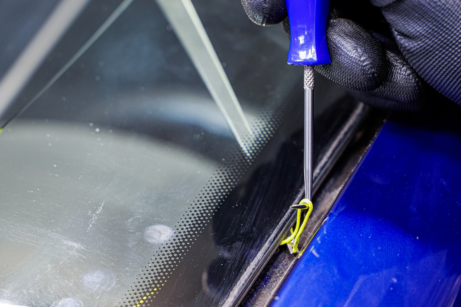 BGS 69506 Satz Ausglaswerkzeug für geklebte Fahrzeugscheiben 10 teilig