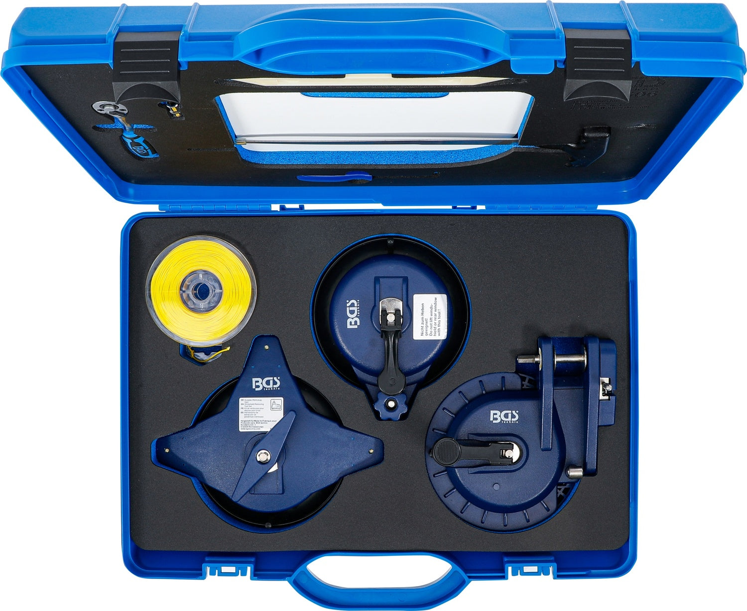BGS 69506 Satz Ausglaswerkzeug für geklebte Fahrzeugscheiben 10 teilig