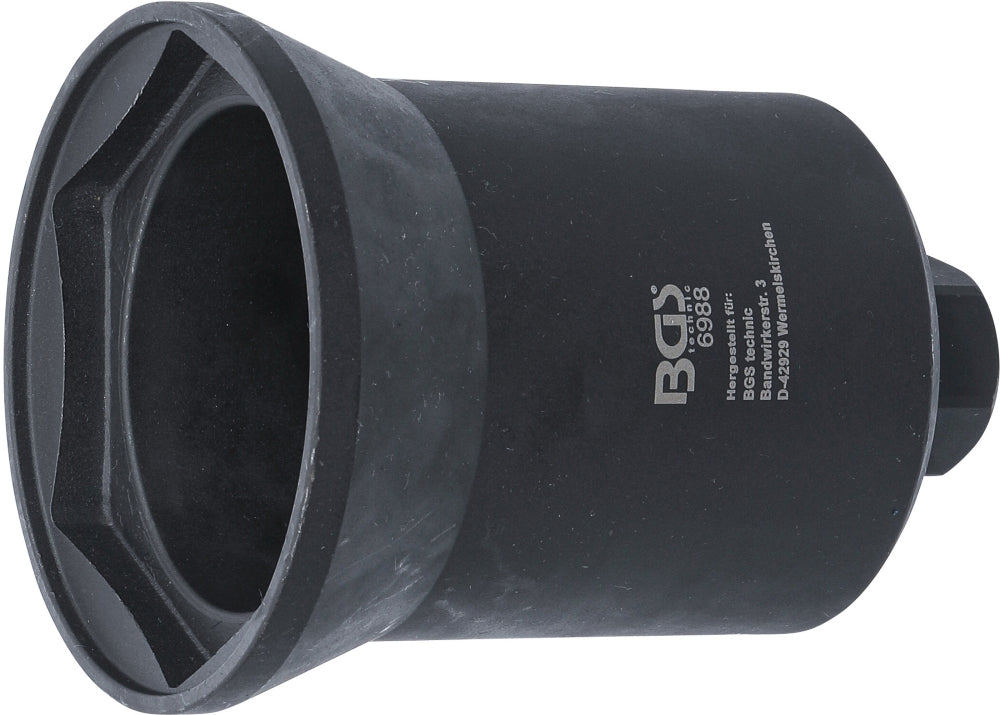 BGS 6988 Schlüssel für Achsmuttern Sechskant für Mercedes-Benz Anhängerachse SW 95mm