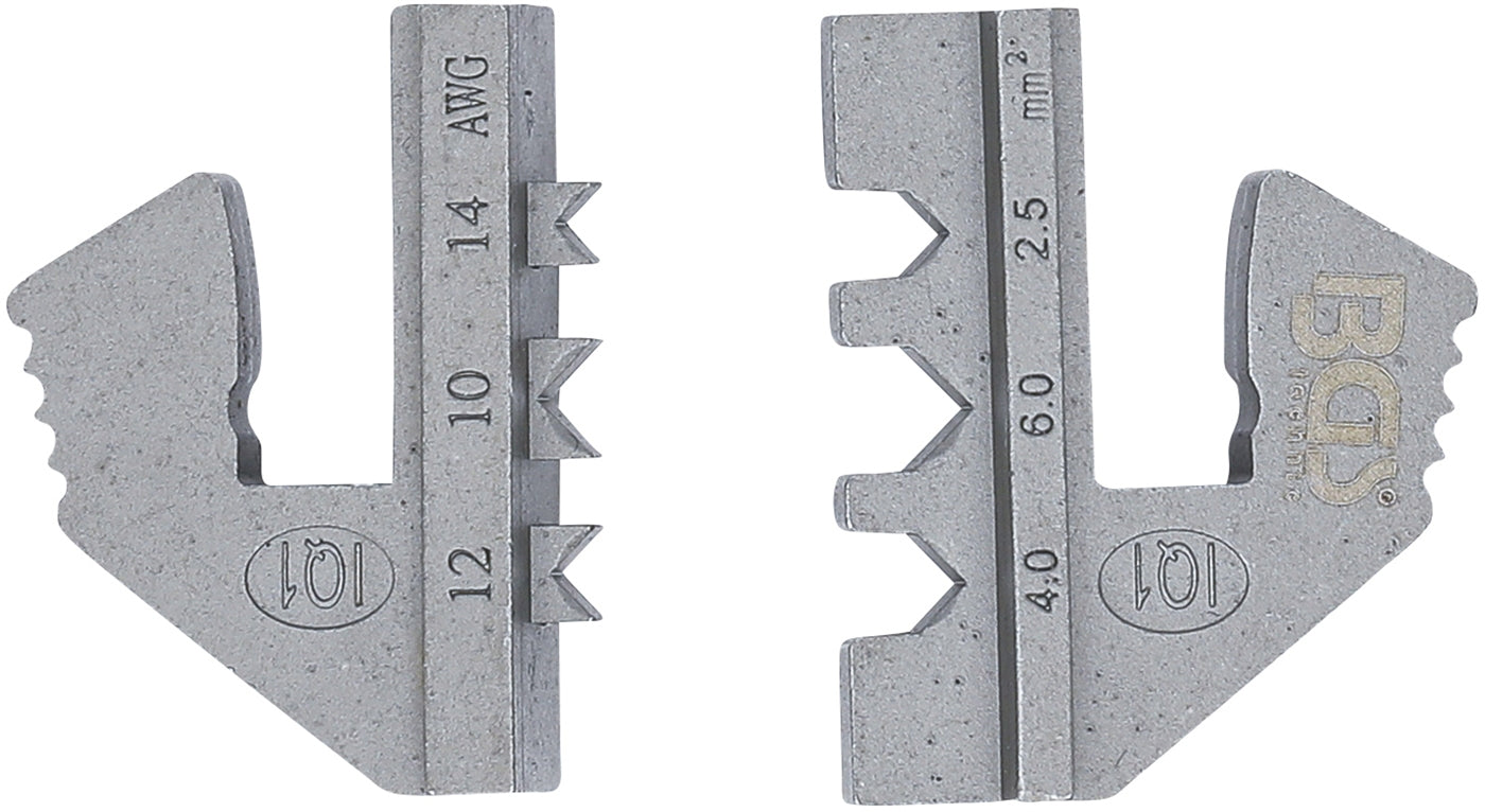 BGS 70003 Satz Crimpzange mit 3 Wechselbacken für Solar Stecker MC3 - MC4 - Tyco 4 teilig