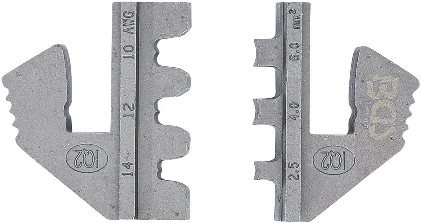 BGS 70003 Satz Crimpzange mit 3 Wechselbacken für Solar Stecker MC3 - MC4 - Tyco 4 teilig