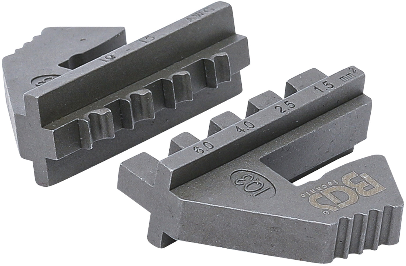 BGS 70003 Satz Crimpzange mit 3 Wechselbacken für Solar Stecker MC3 - MC4 - Tyco 4 teilig