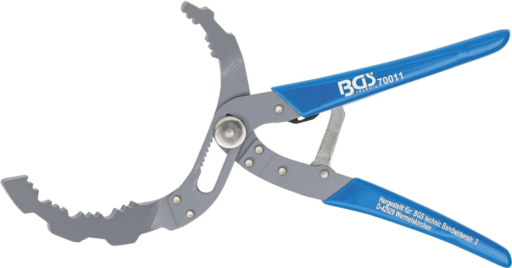 BGS 70011 Ölfilterzange selbstjustierend Ø60-120mm 30° abgewinkelt