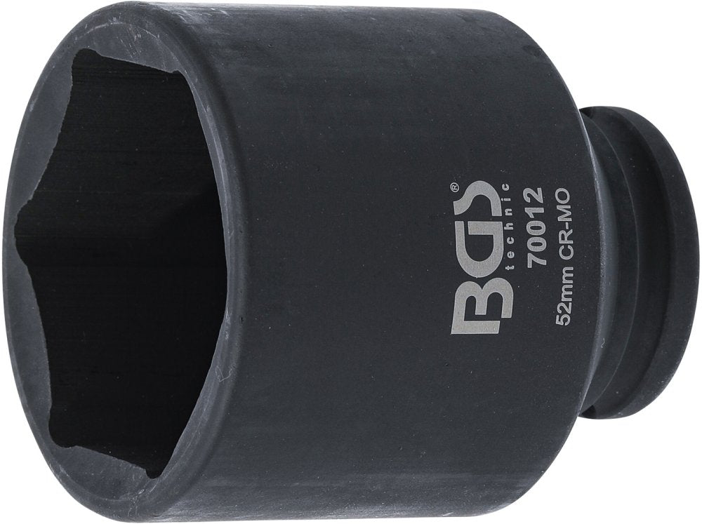 BGS 70012 Impact Nuss 52mm Antrieb 12,5mm (1/2") für Schlagschrauber