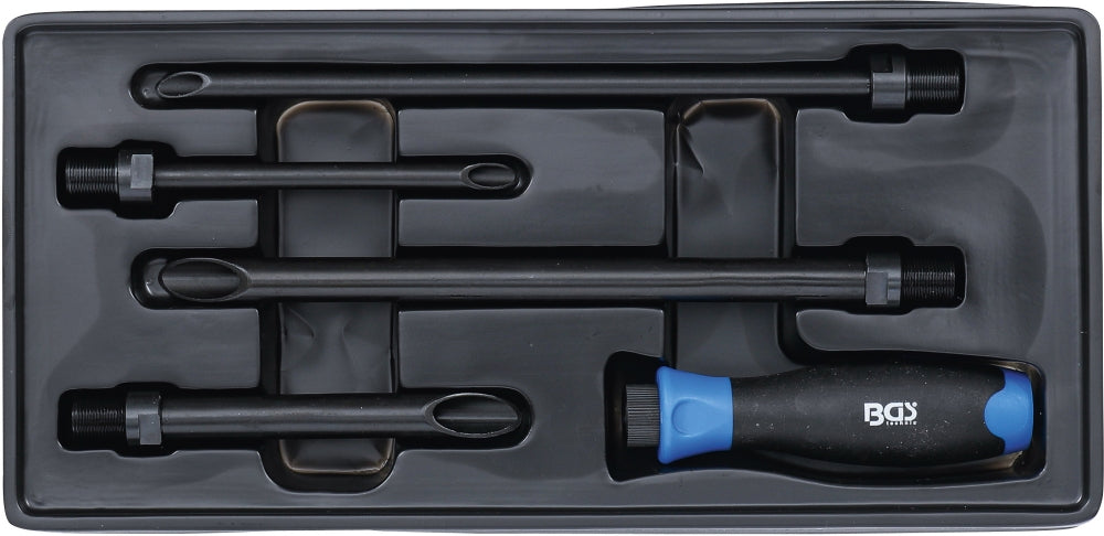 BGS 70017 Satz Durchstechahle zur Kabelverlegung 4 teilig