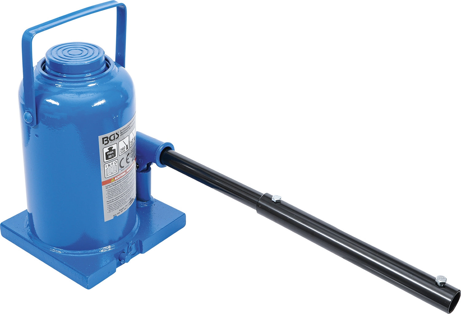 BGS 70039 Hydraulischer Wagenheber Flaschenheber für hohe Fahrzeuggewichte 32t