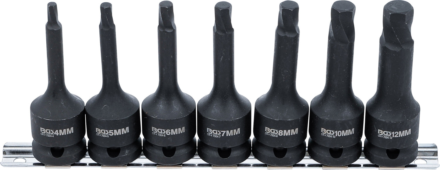 BGS 7004 Satz Schraubenausdreher Innenvierkant 12,5mm (1/2") für defekten Innensechskant 4 - 12mm