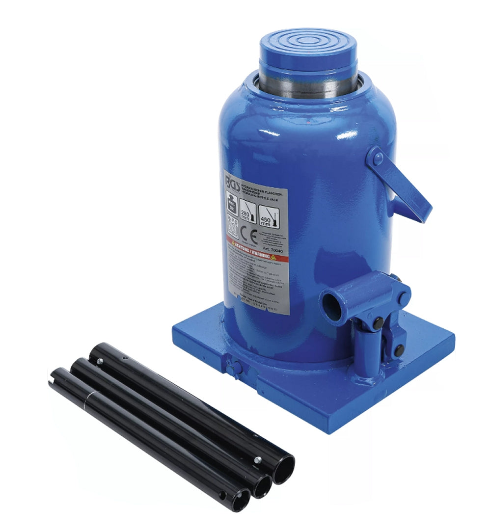 BGS 70040 Hydraulischer Wagenheber Flaschenheber für hohe Fahrzeuggewichte 50t