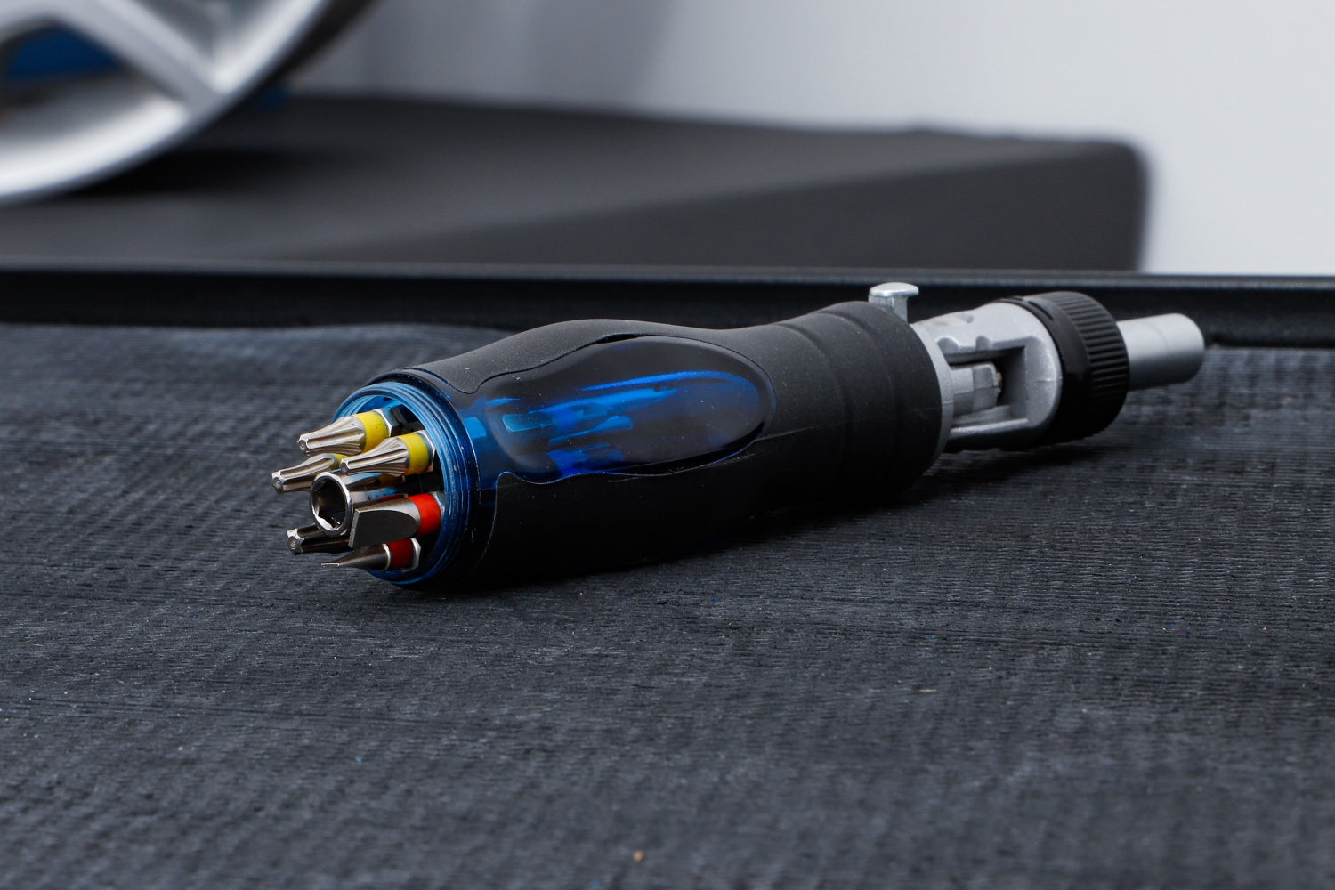 BGS 70053 Satz Gelenk Schraubendreher und Bits mit Ratschen Drehgriff umschaltbar