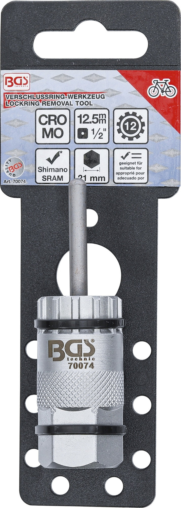 BGS 70074 Verschlussringeinsatz mit Zentrierstift