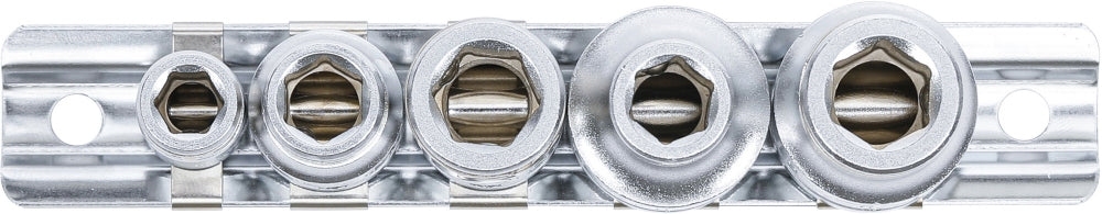 BGS 70103 Satz Adapter Bit mit Haltekugel Innenvierkant 6,3mm (1/4") 10mm (3/8") 12,5mm (1/2") 5 teilig