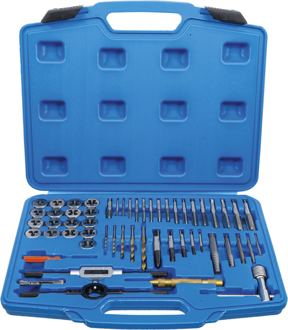 BGS 70105 Satz Gewindeschneider Zoll 1/4" - 1" 56 teilig