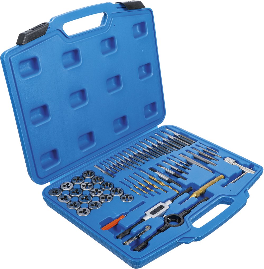 BGS 70105 Satz Gewindeschneider Zoll 1/4" - 1" 56 teilig