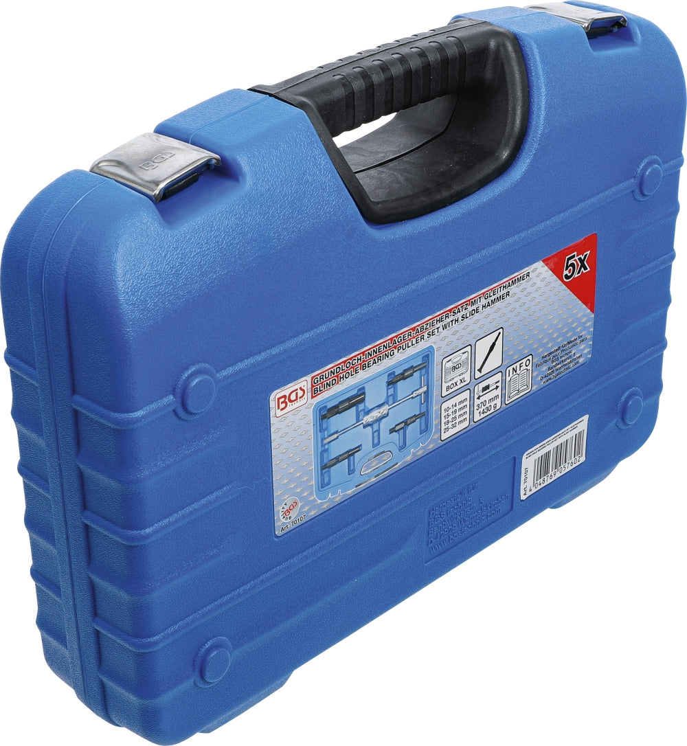 BGS 70107 Satz Grundloch Innenlager Abzieher mit Gleithammer 5 teilig