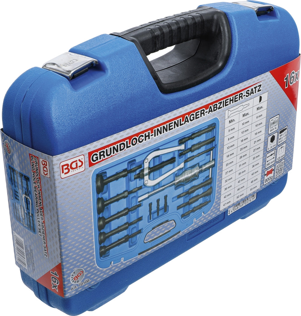 BGS 70108 Satz Grundloch Innenlager Abzieher 15 teilig