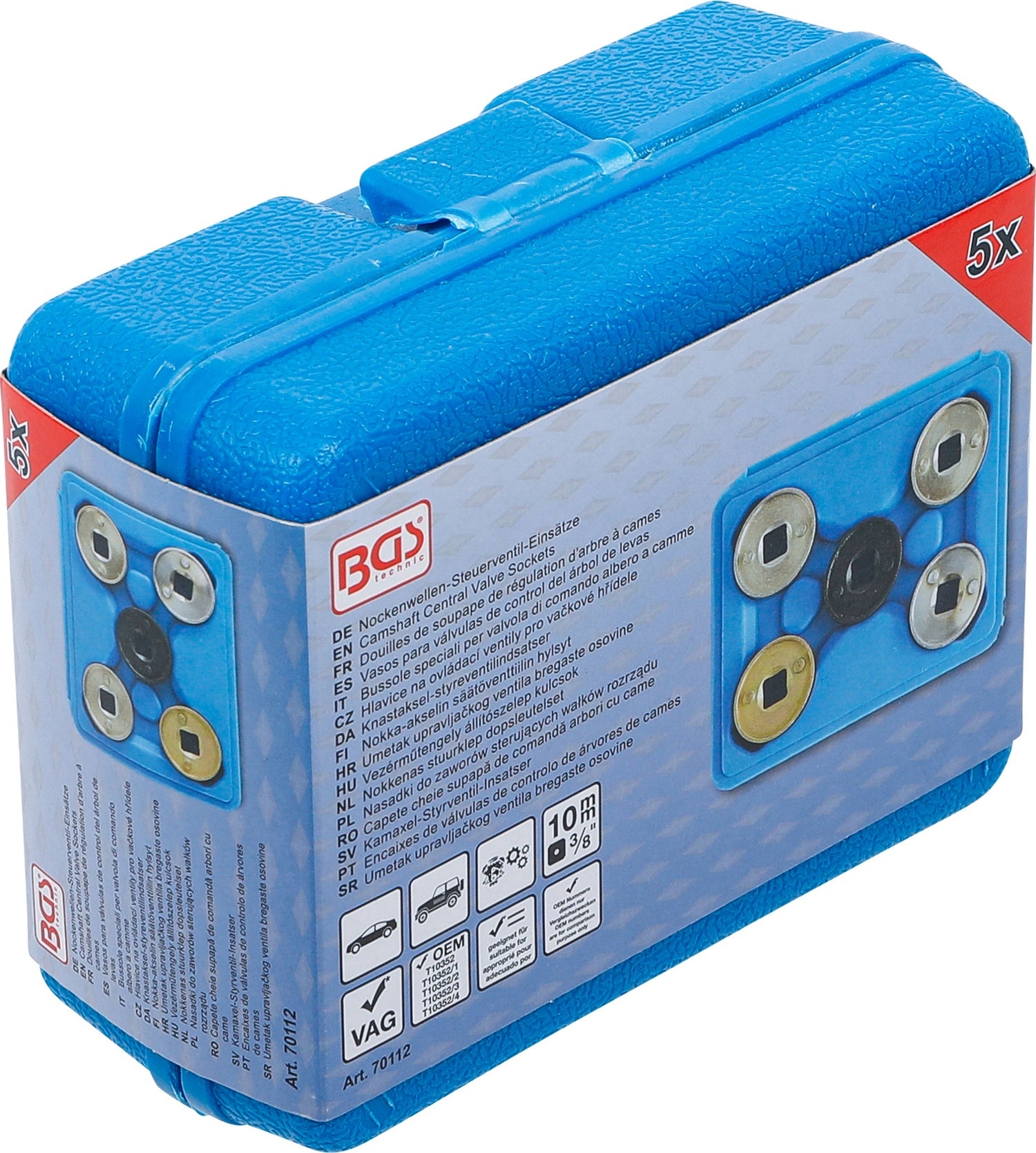 BGS 70112 Nockenwellen-Steuerventil Einsätze für VW Audi Seat Skoda