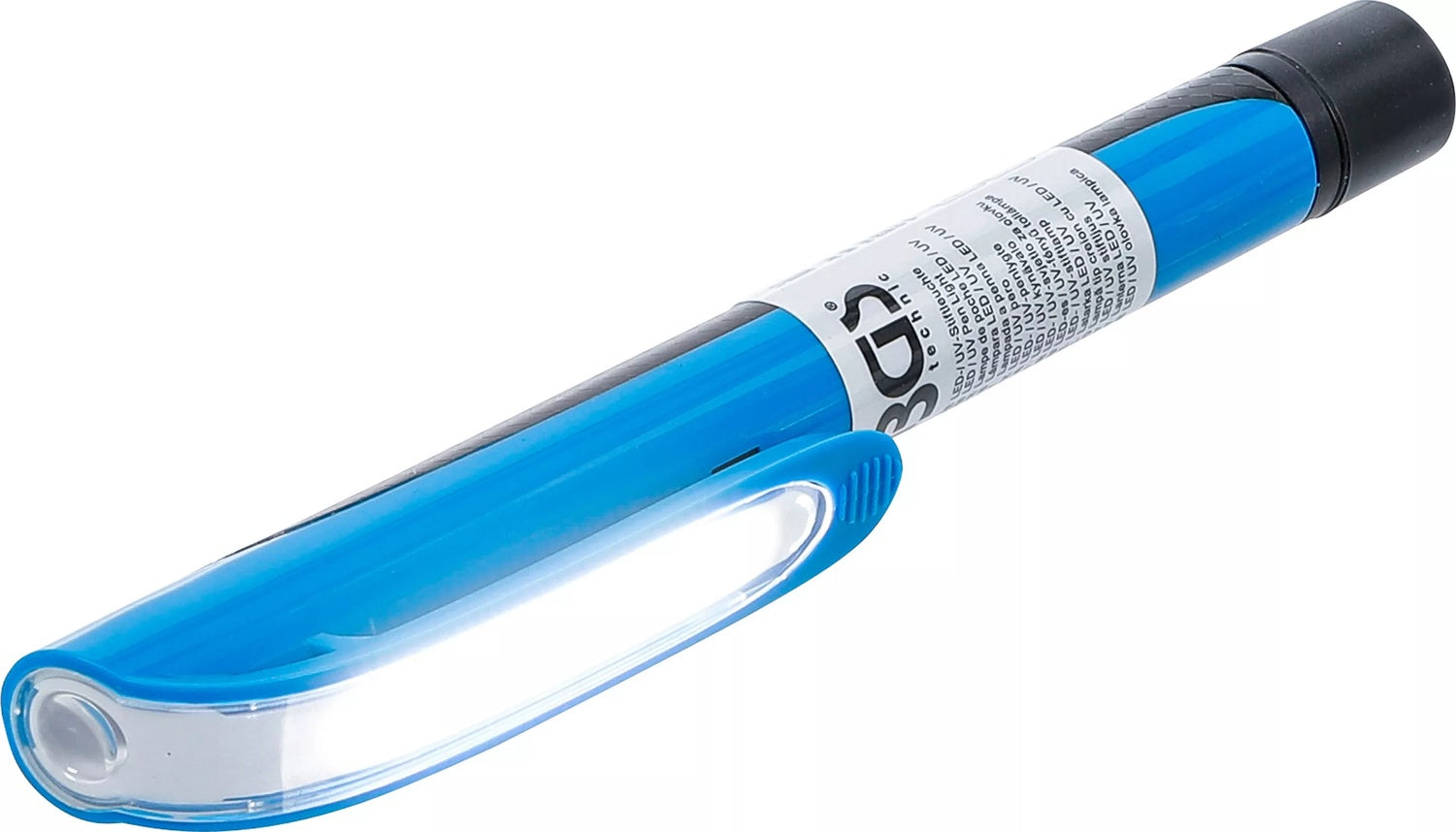 BGS 70120 LED UV Stiftleuchte mit magnetischem Fuß netzunabhängig
