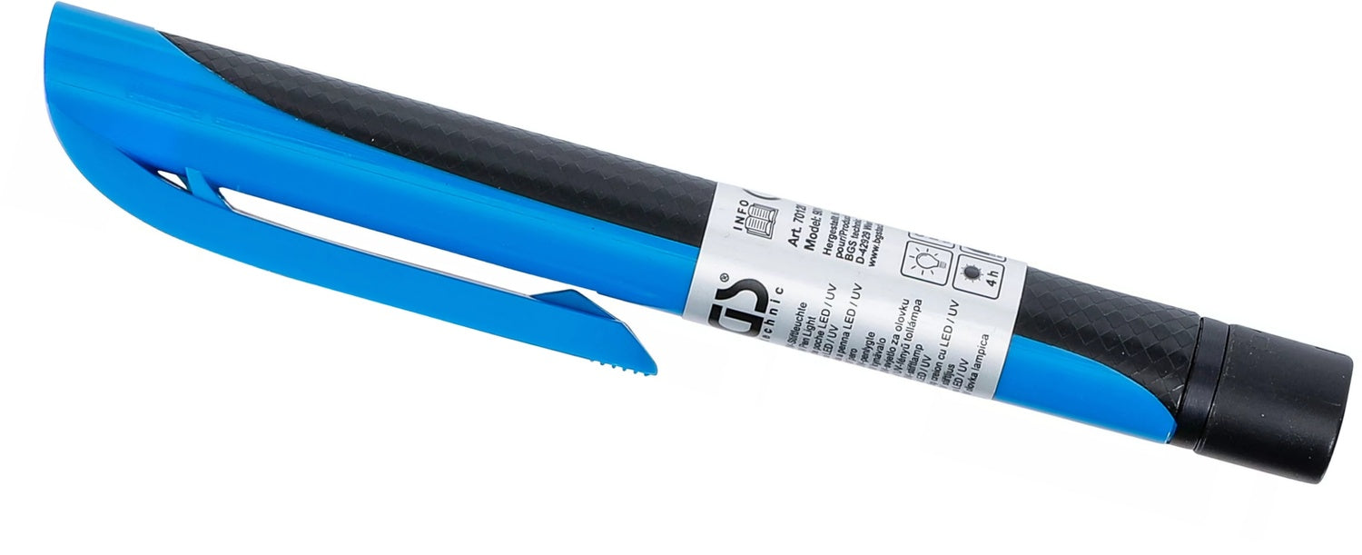 BGS 70120 LED UV Stiftleuchte mit magnetischem Fuß netzunabhängig