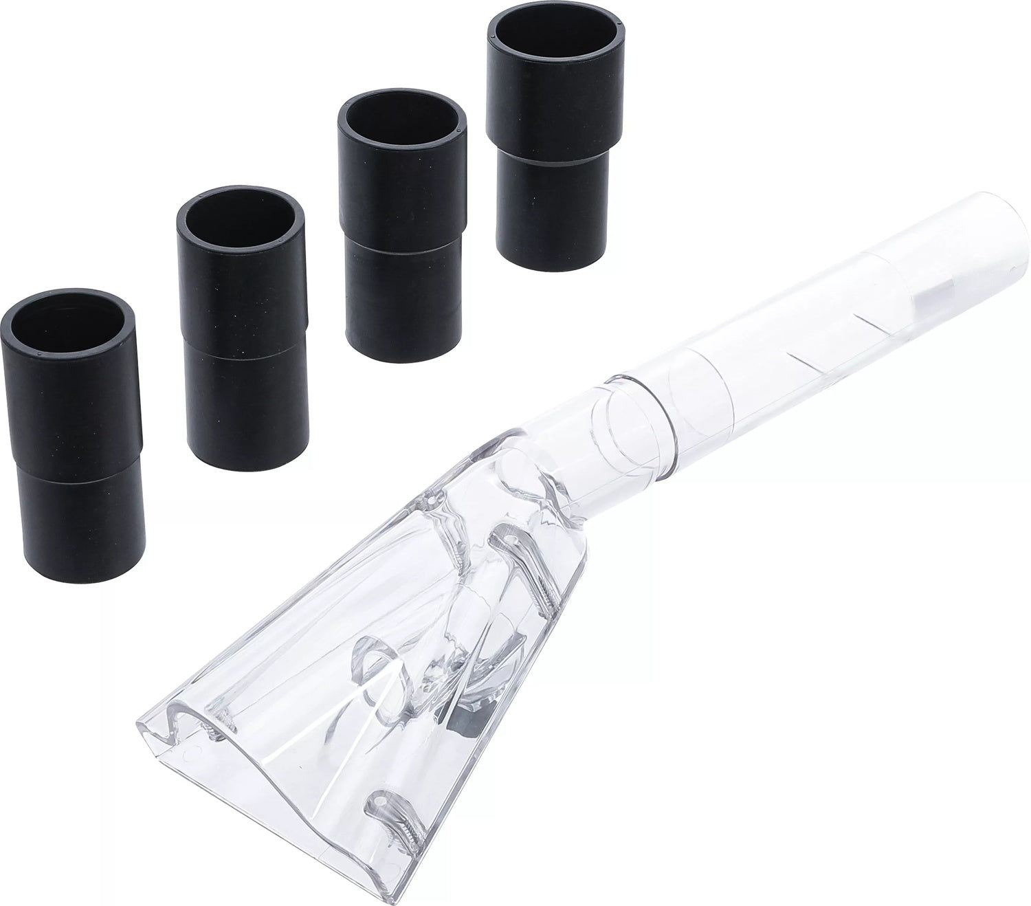 BGS 70152 Saugaufsatz groß für Druckluft Reinigungspistole mit 4 Adaptern für Artikel 70150