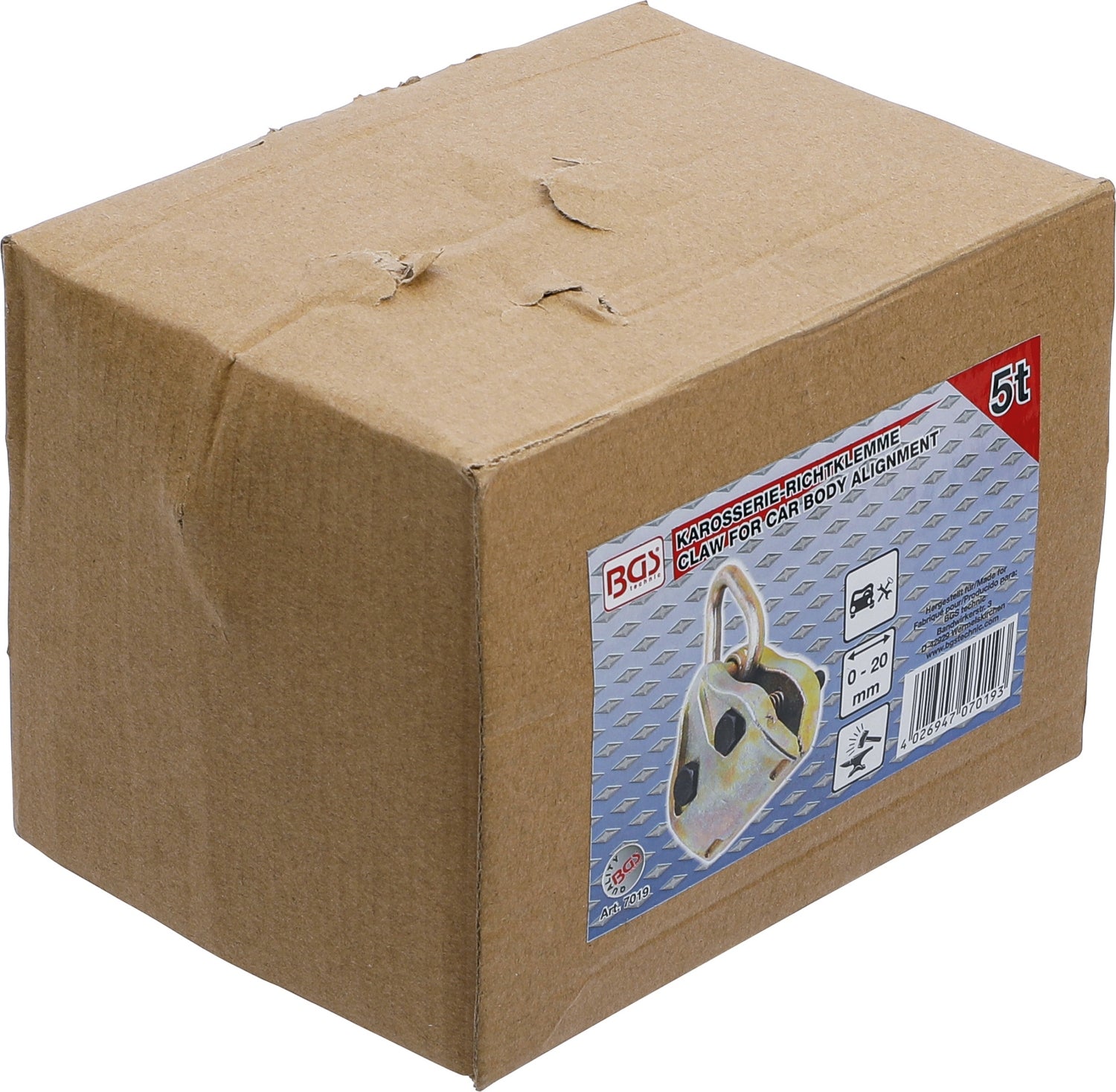 BGS 7019 Richtklemme für Karosserie 105mm eine Zugrichtungen max. 5t