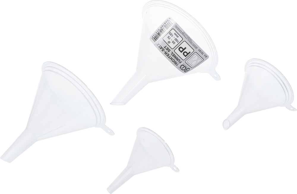 BGS 70191 Satz Trichter lebensmittelecht Ø 55-125mm 4 teilig