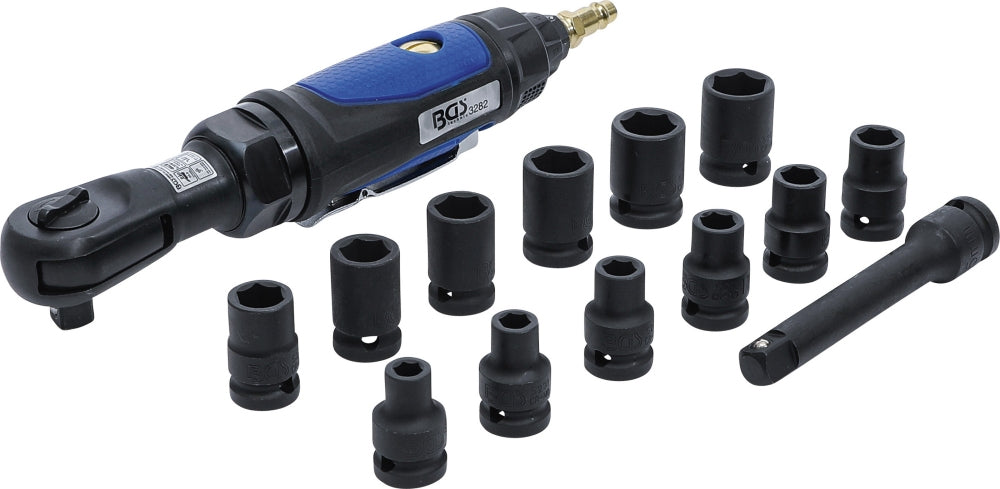 BGS 70192 Satz Druckluft Ratschenschrauber max. Drehmoment 102 Nm - Antrieb 12,5mm (1/2")