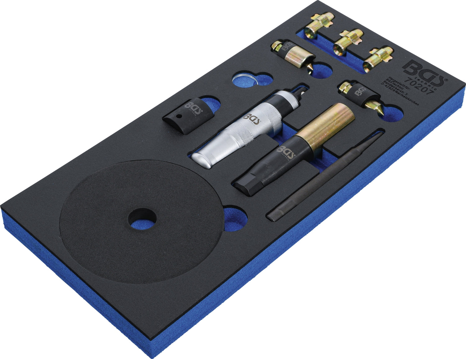 BGS 70207 Satz für die Demontage von Felgenschlössern universal