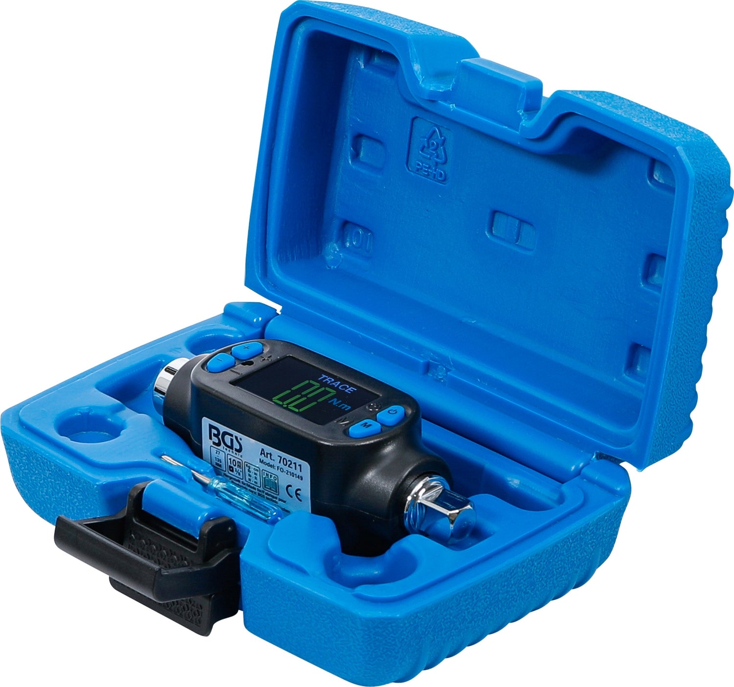 BGS 70211 Digitaler Drehmomentadapter 27 - 135Nm Antrieb 10mm (3/8")