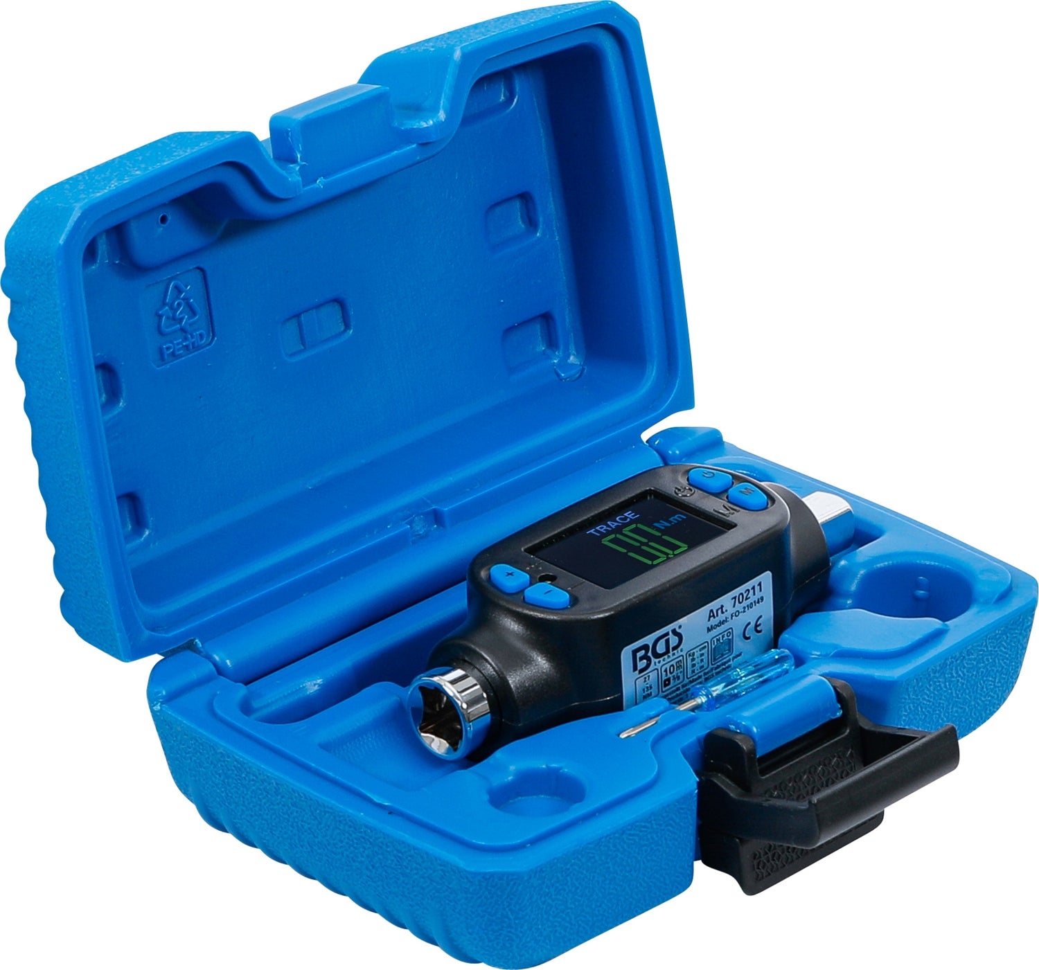 BGS 70211 Digitaler Drehmomentadapter 27 - 135Nm Antrieb 10mm (3/8")