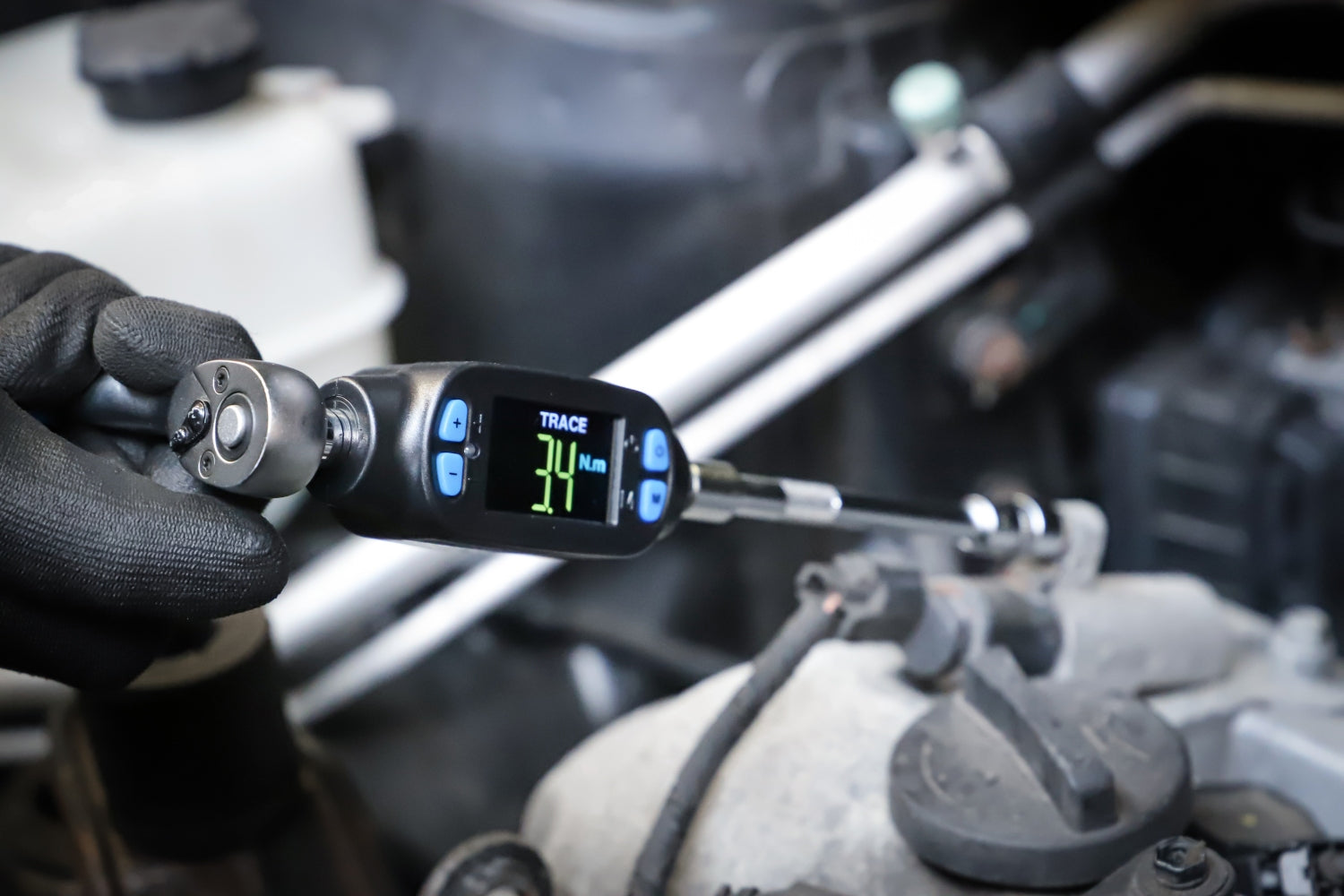 BGS 70212 Digitaler Drehmomentadapter 6-30Nm Antrieb 6,3mm (1/4")