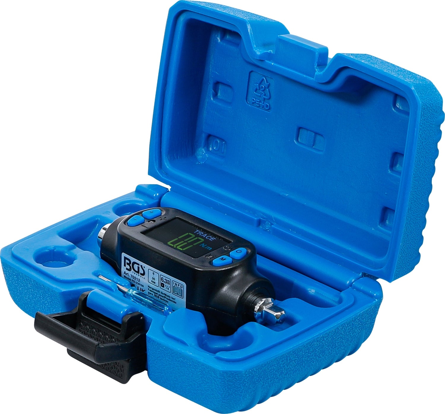 BGS 70212 Digitaler Drehmomentadapter 6-30Nm Antrieb 6,3mm (1/4")