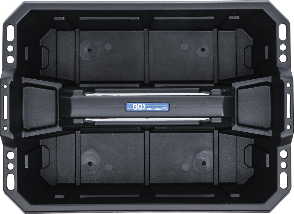 BGS 70224 Tragekasten für Werkzeug aus Kunststoff inklusive Werkzeug Sortiment 66 teilig