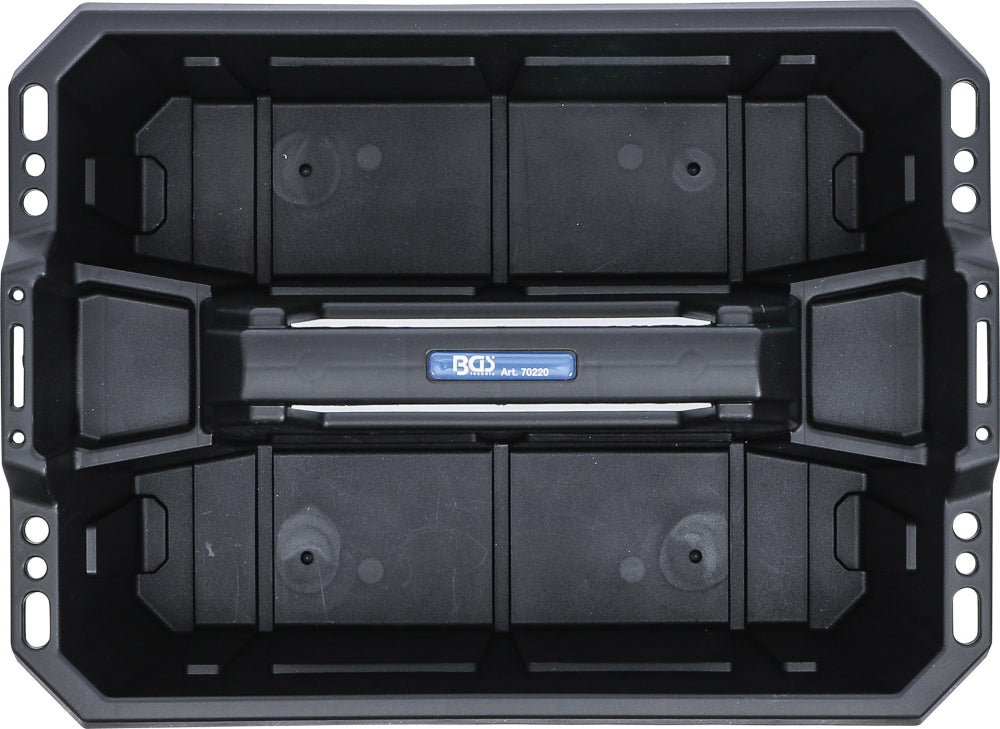 BGS 70225 Tragekasten für Werkzeug aus Kunststoff inklusive Werkzeug Sortiment 11 teilig