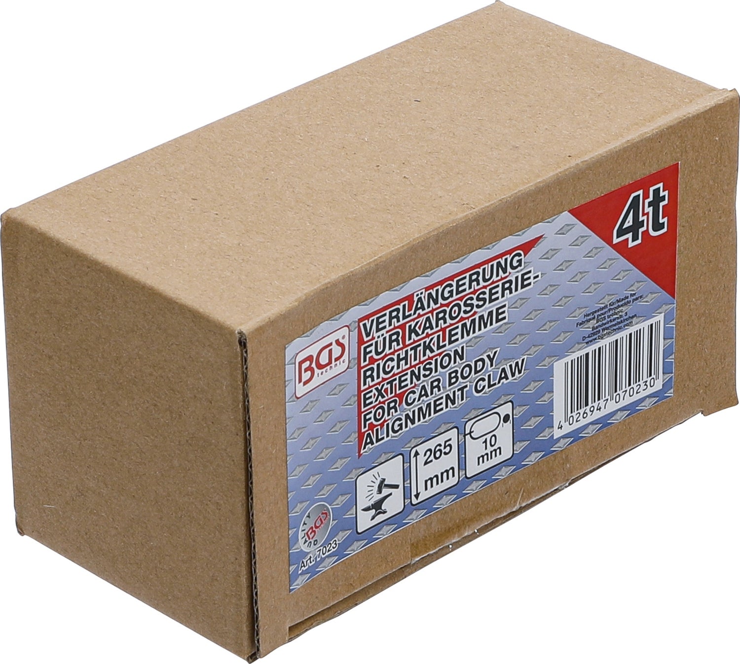 BGS 7023 Verbinder für Zugketten mit Doppelhaken max. 5t