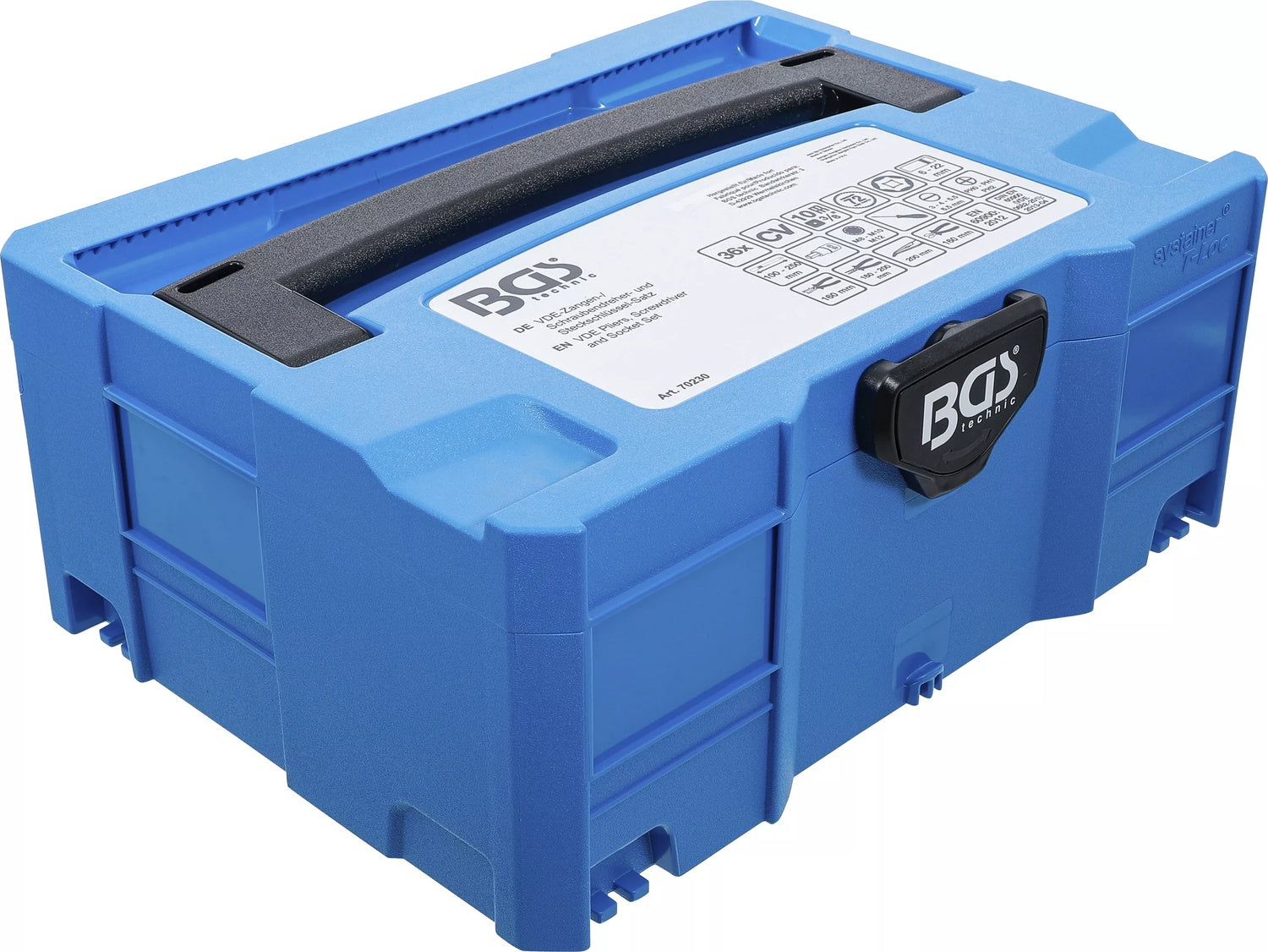 BGS 70230 Satz VDE Zangen Schraubendreher Steckschlüssel BGS systainer® 36teilig
