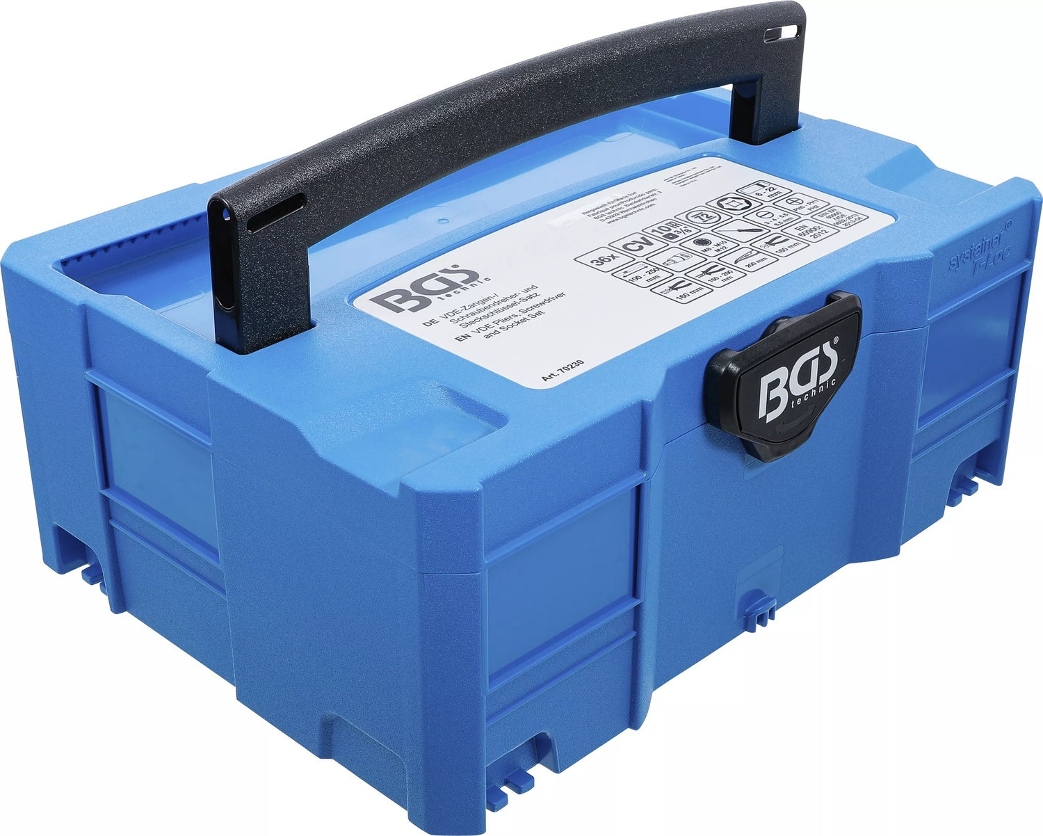 BGS 70230 Satz VDE Zangen Schraubendreher Steckschlüssel BGS systainer® 36teilig