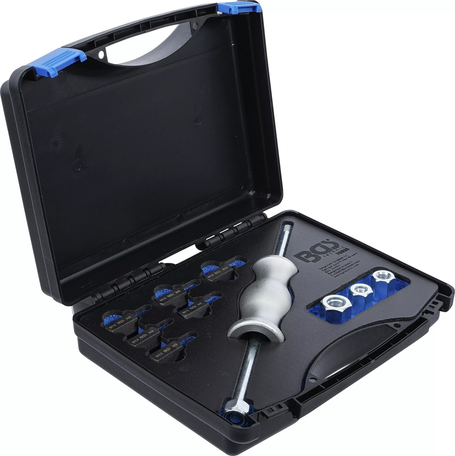 BGS 70325 Satz Gleithammer Abzieher mit Gewinde-Adaptern 12 teilig