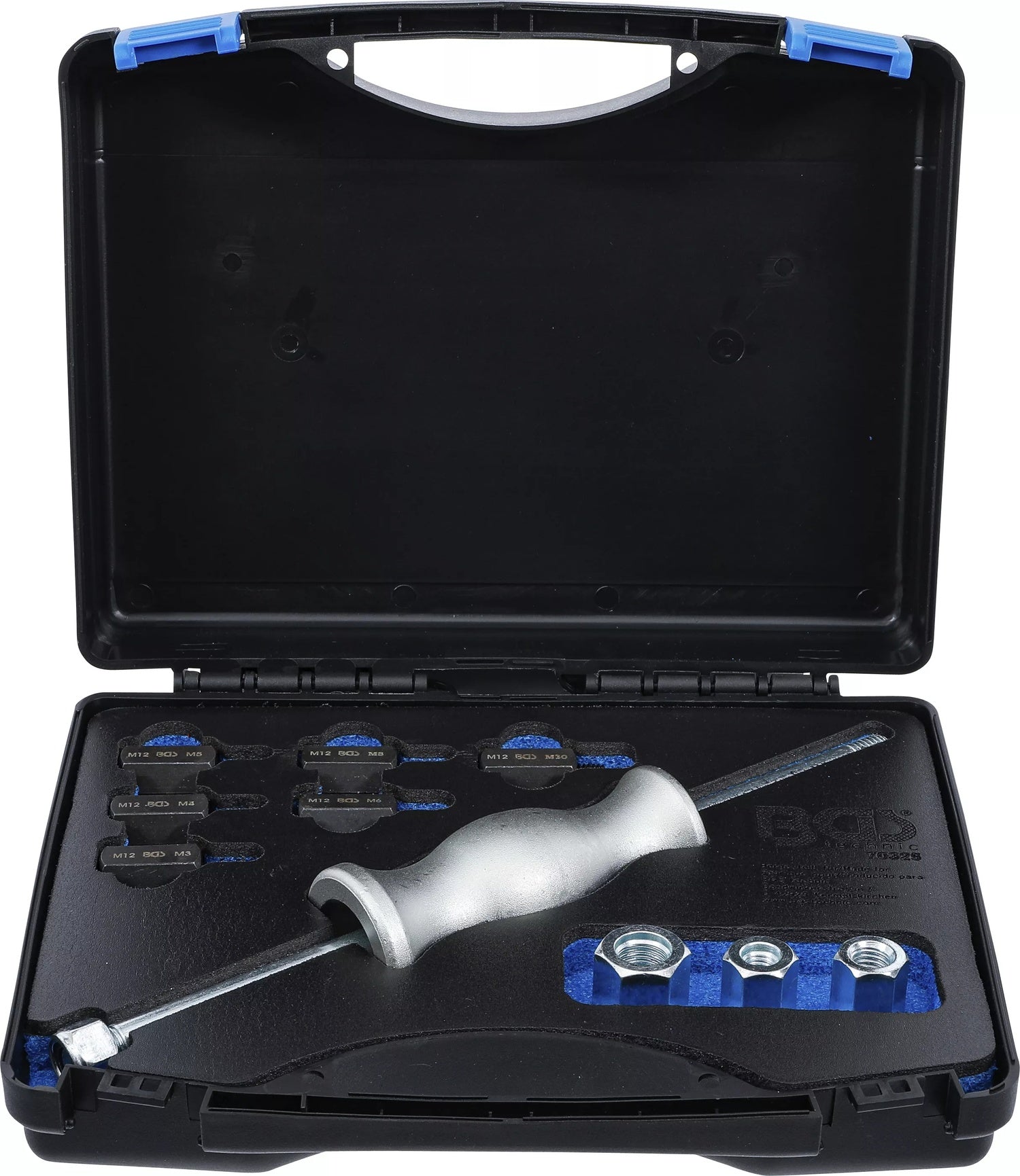 BGS 70325 Satz Gleithammer Abzieher mit Gewinde-Adaptern 12 teilig