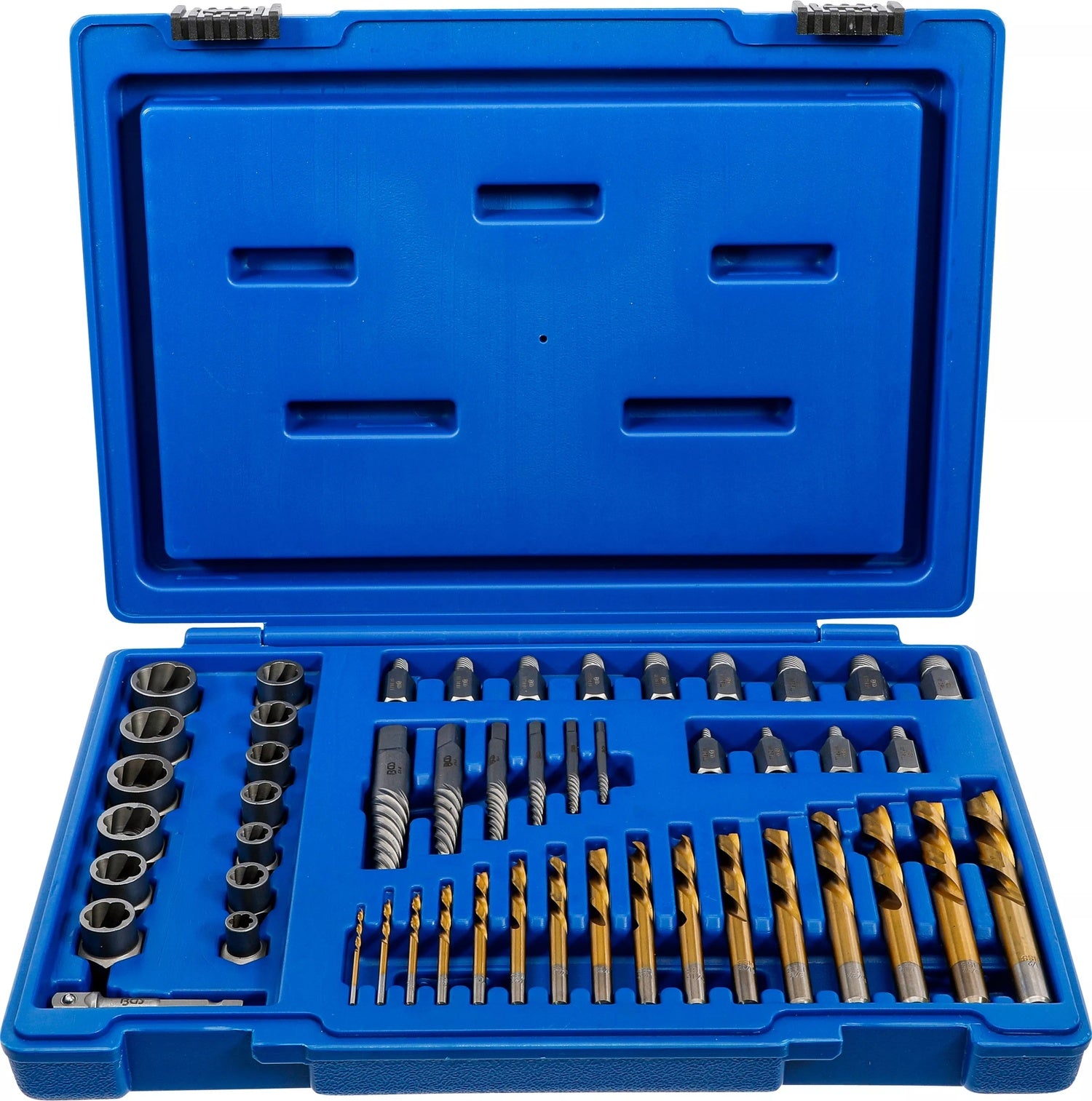 BGS 70329 Satz Ausdreher für Schrauben Muttern mit Linksbohrer 2 - 18mm 49 teilig