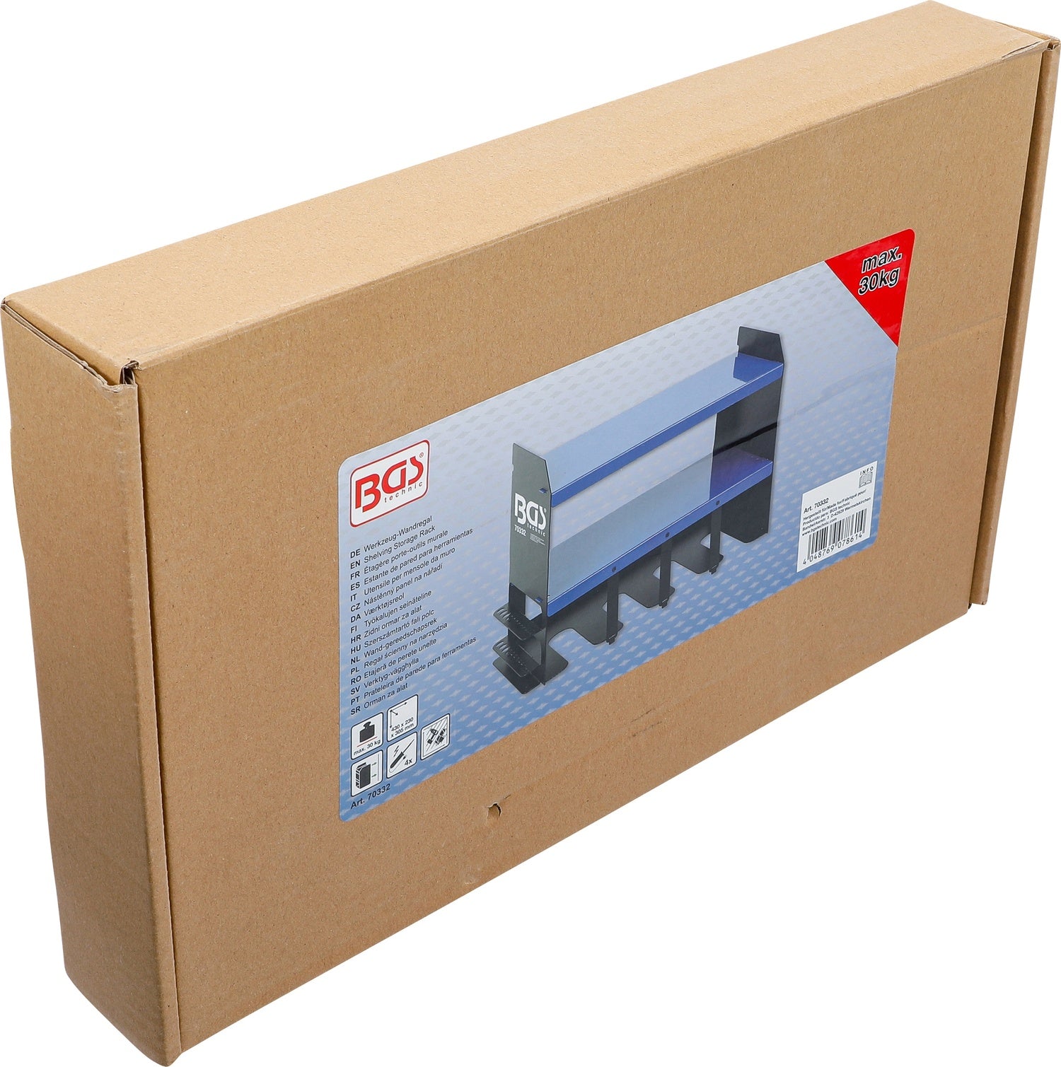 BGS 70332 Werkzeug Wandregal für Akkuwerkzeuge Wandhalter Werkzeughalter