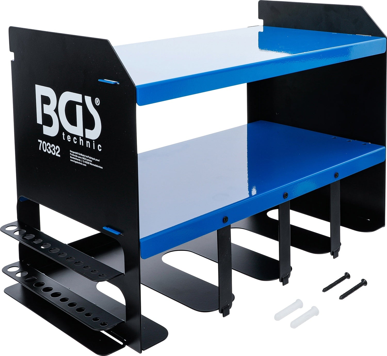 BGS 70332 Werkzeug Wandregal für Akkuwerkzeuge Wandhalter Werkzeughalter